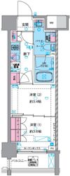 GENOVIA浅草Ⅵskygardenの間取り画像
