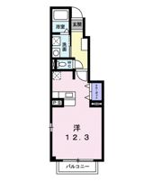 oAzo A棟の間取り画像