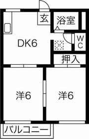 エルフレンテ見付A棟の間取り画像