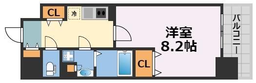 アスヴェル東本町Ⅱの間取り画像