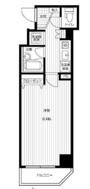 スペーシア飯田橋Ⅱの間取り画像
