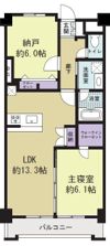 エレンシアK 津田沼の間取り画像
