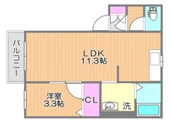 ラ・パルテール国富弐番館の間取り画像