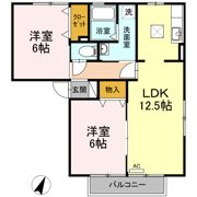 グランドゥール A棟の間取り画像