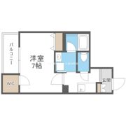 ウェルスクエア長居公園Ⅱの間取り画像