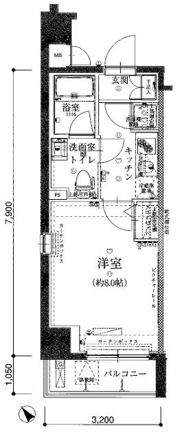 LEXE東京Northの間取り画像