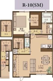 ユーソニアン・前川東Eの間取り画像