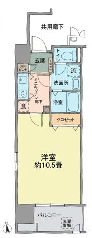 エクセレントOBPバンクスの間取り画像