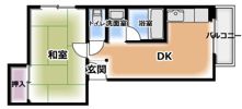 フリーディオ御堂の間取り画像