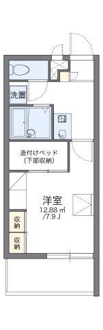 レオパレス久米の間取り画像