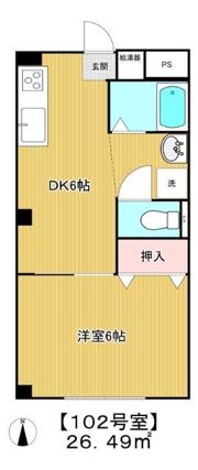 ジュネス立野の間取り画像