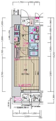 ララプレイス大阪福島プレッソの間取り画像