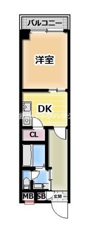 メゾン城北の間取り画像