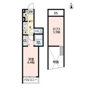 エクセラン旭町の間取り画像