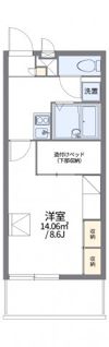 レオパレスエコミックユーの間取り画像