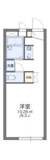 レオパレスアルカディアの間取り画像