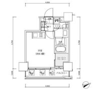 パークキューブ愛宕山タワーの間取り画像