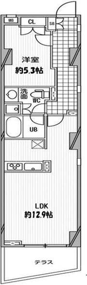 パシフィックコート中延の間取り画像