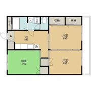 萱場ハイツの間取り画像
