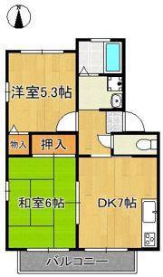 ステーブルハイツ鬼津の間取り画像
