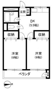 TCハイツ田無の間取り画像
