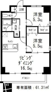 フォレスタ阿由知の間取り画像