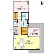 OKAYAMATE嘉平の間取り画像