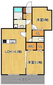 カーサ・フォルトナの間取り画像