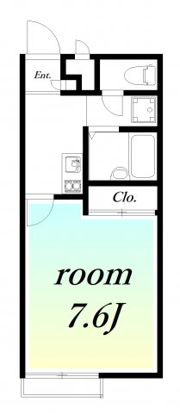 レオパレスシャトレーの間取り画像