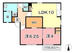 プラザ中央の間取り画像
