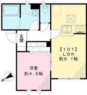 ルミエール平井の間取り画像