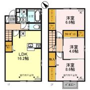 ラフィーネ長江の間取り画像