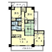 ｻｰﾊﾟｽｼﾃｨ白川弐番館 212号の間取り画像