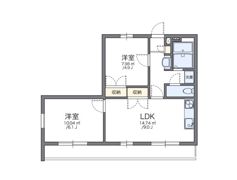 レオパレスOHIⅡの間取り画像