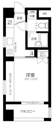 バージュアル武蔵小杉の間取り画像