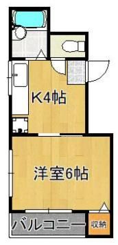 シャトレ折尾の間取り画像