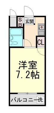 シティング六甲第一マンションの間取り画像