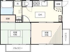 ドエル・パークス 202の間取り画像