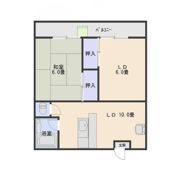 東ハイツかんざわの間取り画像
