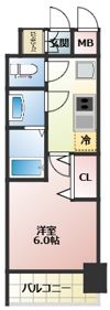 プレリスNEO大阪十三エルヴィオンの間取り画像