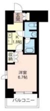 エスティメゾン武蔵小金井の間取り画像