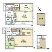 下井草戸建の間取り画像