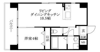 エクセルコート1の間取り画像