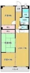 ハイネス牧の間取り画像