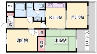 兵庫駅前アーバンライフの間取り画像