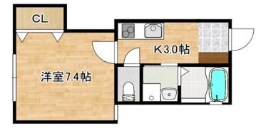 エスポワールT Ⅶの間取り画像