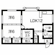 サンピュアKの間取り画像
