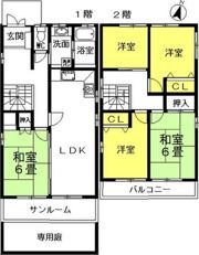 白山KRハウスの間取り画像