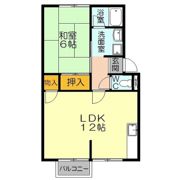 リーベン渡辺 B棟の間取り画像