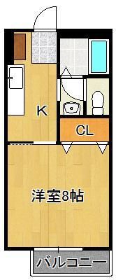 ビーライン中井口の間取り画像